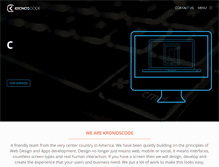 Tablet Screenshot of kronoscode.com